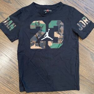 Jordan Kids Black Camo Graphic Tee